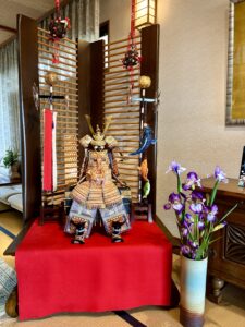 端午の節句の飾り付けをしました